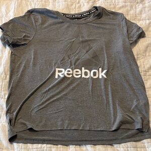 Reebok Charcoal Tee with Logo